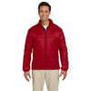 Harriton Men's Red Essential Polyfill Jacket