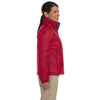Harriton Women's Red Essential Polyfill Jacket