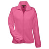 Harriton Women's Charity Pink 8 oz. Full-Zip Fleece