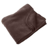 Harriton Cocoa 12.7 oz. Fleece Blanket