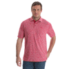 Wrangler Men's Red Ombre 20X Advanced Comfort Performance Moire Polo