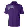 Cutter & Buck Men's College Purple/White Glen Acres Polo