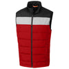 Cutter & Buck Men's Red Thaw Insulated Packable Vest
