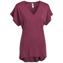 Expert Women's Maroon American Moca Cinch Back Tee