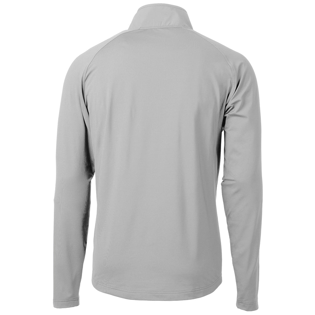 Cutter & Buck Men's Polished Adapt Eco Knit Stretch Recycled Quarter Zip Pullover