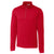 Cutter & Buck Men's Cardinal Red DryTec Long Sleeve Advantage Half-Zip