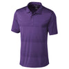 Cutter & Buck Men's College Purple DryTec Crescent Polo