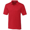 Cutter & Buck Men's Red Forge Polo Pencil Stripe