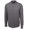 Cutter & Buck Men's Charcoal Reach Oxford Button Front Long Sleeve