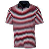 Cutter & Buck Men's Cardinal Red Forge Polo Multi Strip
