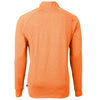 Cutter & Buck Men's College Orange Heather Adapt Eco Knit Heather Quarter Zip