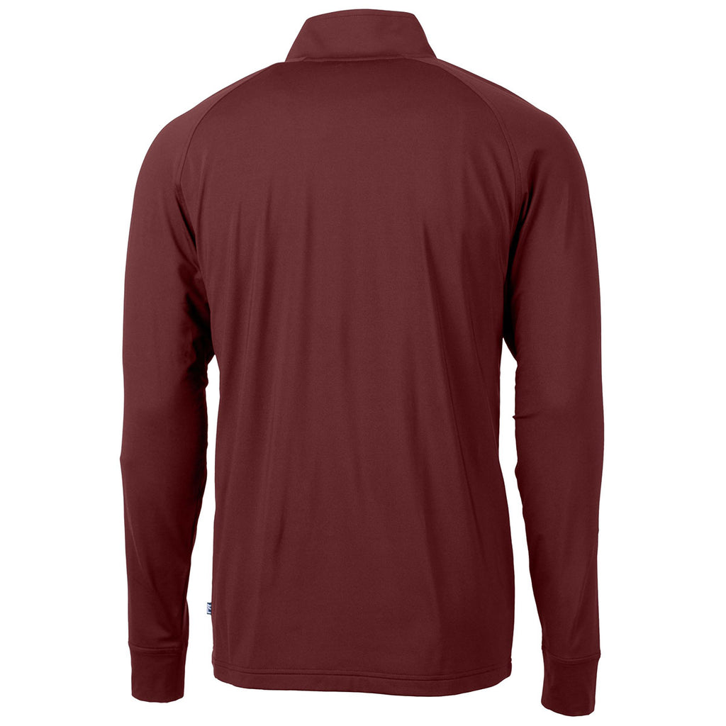 Cutter & Buck Men's Bordeaux Adapt Eco Knit Stretch Recycled Quarter Zip Pullover
