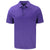 Cutter & Buck Men's Dark College Purple Heather Forge Eco Stretch Recycled Polo