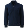 Cutter & Buck Men's Navy Blue Roam Eco Recycled Full Zip Jacket