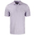 Cutter & Buck Men's White/College Purple Pike Eco Symmetry Print Stretch Recycled Polo