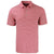 Cutter & Buck Men's Cardinal Red/White Forge Eco Double Stripe Stretch Recycled Polo