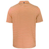 Cutter & Buck Men's College Orange/White Forge Eco Double Stripe Stretch Recycled Polo