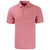 Cutter & Buck Men's Red/White Forge Eco Double Stripe Stretch Recycled Polo