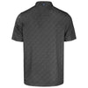 Cutter & Buck Men's Black Pike Eco Pebble Print Stretch Recycled Polo