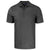 Cutter & Buck Men's Black Pike Eco Pebble Print Stretch Recycled Polo