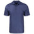 Cutter & Buck Men's Navy Blue Pike Eco Tonal Geo Print Stretch Recycled Polo