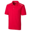 Cutter & Buck Men's Red DryTec Fusion Polo