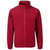 Cutter & Buck Men's Cardinal Red Charter Eco Recycled Full Zip Jacket