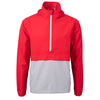 Cutter & Buck Men's Red/Polished Charter Eco Recycled Anorak Jacket