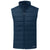 Cutter & Buck Men's Navy Blue Evoke Hybrid Eco Softshell Recycled Full Zip Vest