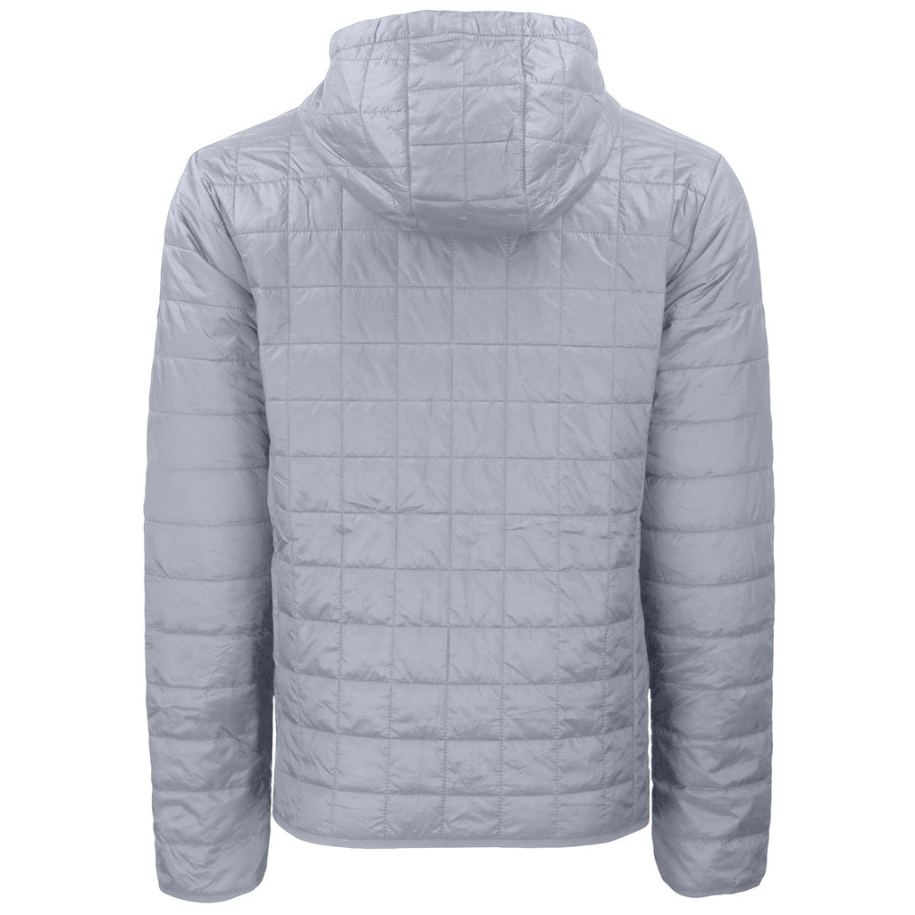 Cutter & Buck Men's Polished Rainier Primaloft Eco Full Zip Hooded Jacket