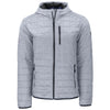 Cutter & Buck Men's Polished Rainier Primaloft Eco Full Zip Hooded Jacket