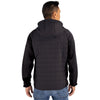 Cutter & Buck Men's Black Rainier Primaloft Eco Full Zip Hybrid Jacket