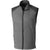 Cutter & Buck Men's Charcoal Cedar Park Full Zip Vest