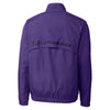 Cutter & Buck Men's College Purple DryTec Nine Iron Full-Zip Jacket
