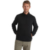 Marine Layer Men's Black Heather Corbet Quilted Pullover