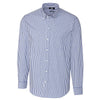 Cutter & Buck Men's Tour Blue Long Sleeve Epic Easy Care Stretch Gingham Shirt