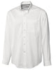 Cutter & Buck Men's Tall White Easy Care Twill Dress Shirt