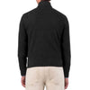Peter Millar Men's Black Melange Fleece Quarter Zip