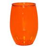 Jetline Translucent Orange 16 oz. Stemless Wine Glass