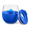 Primeline Reflex Blue 18.59 oz. Orb Glass Tumbler