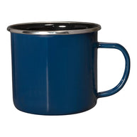 Jetline Blue 16.9 oz Iron & Stainless Steel Log Cabin Mug