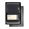 Moleskine Gift Set with Black Large Hard Cover Ruled Notebook and Black Pen (5