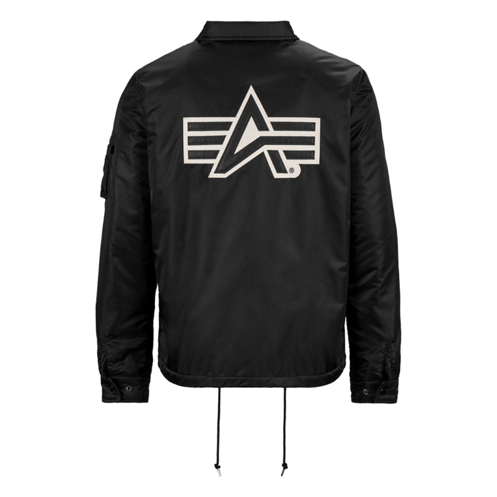 Alpha Industries Men's Black Coaches Jacket