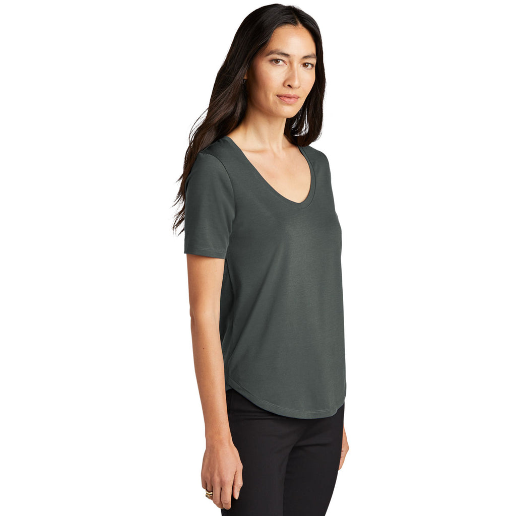 Mercer+Mettle Women's Anchor Grey Stretch Relaxed Scoop