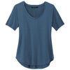 Mercer+Mettle Women's Insignia Blue Stretch Relaxed Scoop