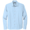 Mercer+Mettle Men's Air Blue End On End Long Sleeve Stretch Woven Shirt