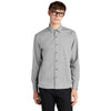 Mercer+Mettle Men's Gusty Grey End On End Long Sleeve Stretch Woven Shirt