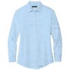 Mercer+Mettle Women's Air Blue End On End Long Sleeve Stretch Woven Shirt