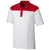 Clique Men's White/Red Parma Colorblock Polo