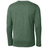 Clique Men's Bottle Green Heather Charge Active Tee Long Sleeve